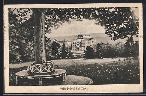 Cartolina essen villa collina - essen,,