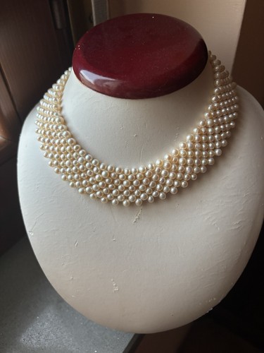 Collana collier con perle