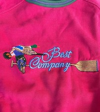 Felpa Best Company Taglia M Anatra Pagaia Sweatshirt Paninaro Olmes Carretti