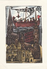 Exlibris Bookplate Stampa Su