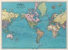 Poster proiezione mappa - , del
