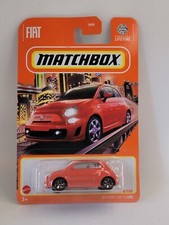 Matchbox 2023: 2019 Modello Anno Fiat 500 Turbo 4/100 Arancione
