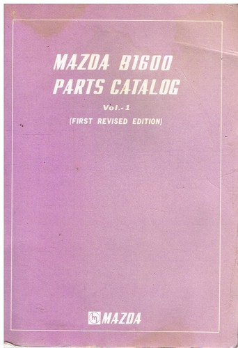 Mazda b1600 serie pick - b1600, 2
