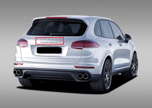 Scritta logo emblema porsche - emblema,