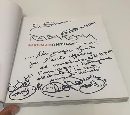 Rabarama con dedica - dedica,, firma