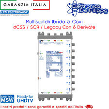 Multiswitch Ibrido 5 Cavi dCSS