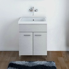 Mobile lavatoio grigio 60x50