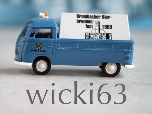 Brekina krombacher bier - vw,