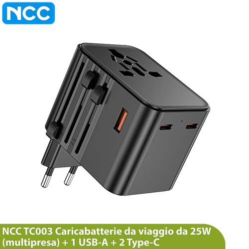 Caricabatterie viaggio 25w - caricabatterie, da