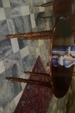 Tavolo antico allungabile di legno quercia