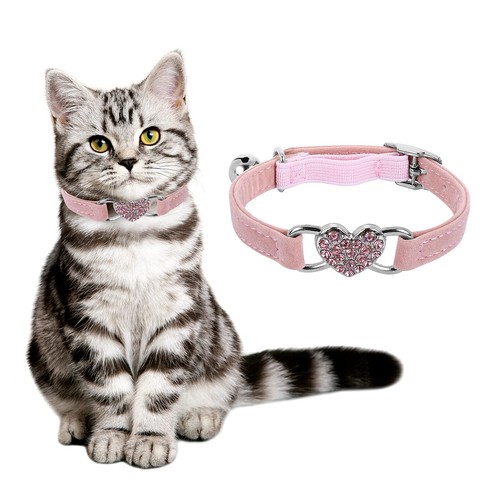 Bling heart collare - heart, gatti
