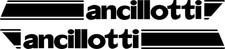 Adesivi serbatoio Ancillotti tipo 3 nero anni '70