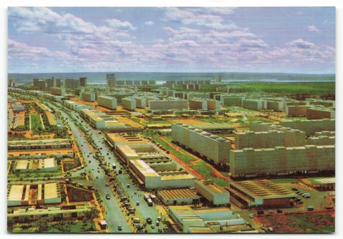 Brasilia night view panoramic - brasilia,