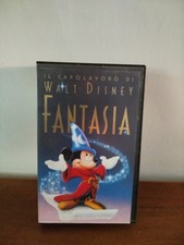 VHS Fantasia Walt Disney VS4347 Edizione 1991 Film Cartoon Videocassetta Cartoni