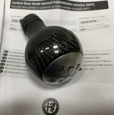 Pomello cambio manuale in carbonio Originale Per Alfa Romeo Giulia 50547079