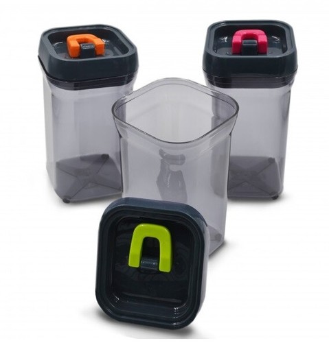 Pezzo barattolo plastica - in,