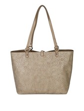 Gattinoni Borsa tote donna reversibile con pochette - taupe