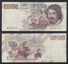 Banconota Italia 100000 lire