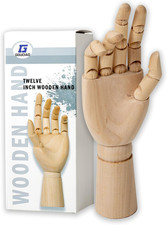 Mano in Legno Grande - Altezza