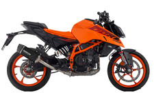 TERMINALE DI SCARICO ARROW DARK PER KTM DUKE 125 / 390 24-25 OMOLOGATO EURO5+