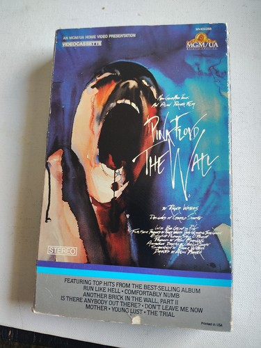Pink floyd the wall vhs - pink,