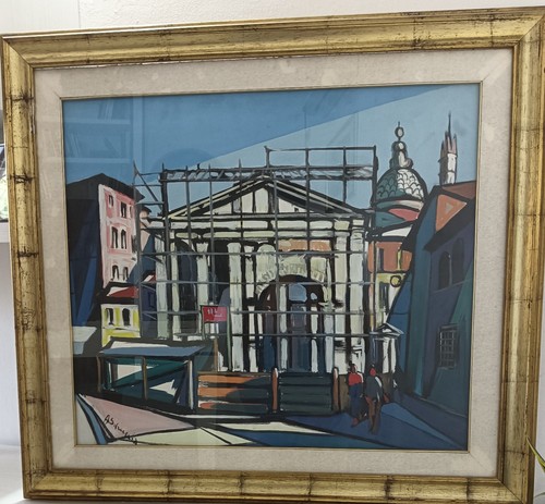 Quadro olio tela achille - olio, su
