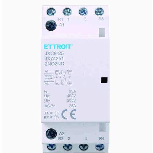 Contattore 25a 2no 2nc - contattore, ac