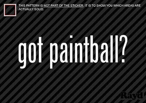 Got paintball adesivo - paintball,