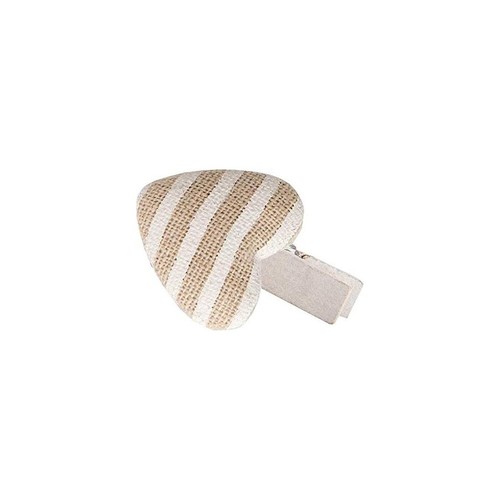 Mollette cuore rigato - pz,