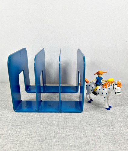 Portadischi vintage abs blu - in,