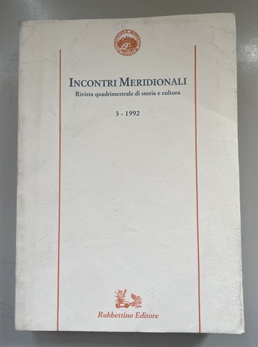 Incontri meridionali - incontri, 3