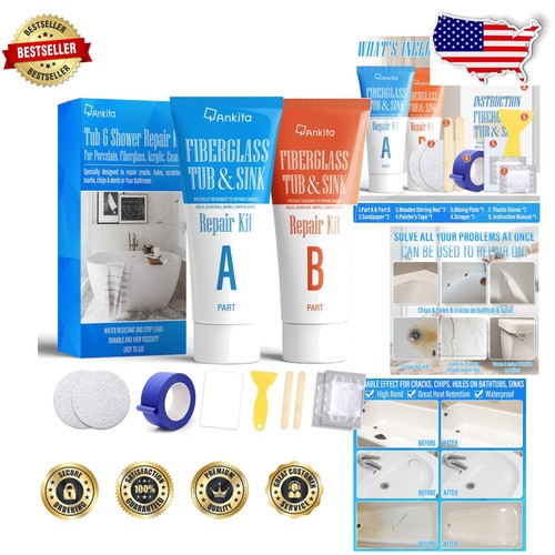 Kit riparazione vasca bianca - kit,