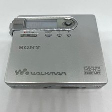 Sony MZ-N10 MiniDisc Walkman NetMD Recorder Silver testato solo unità...