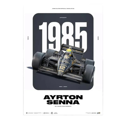 Poster ayrton senna edizione - ayrton,