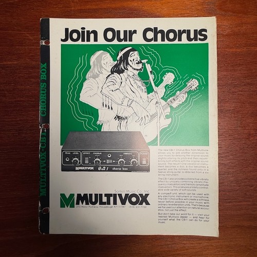 Vintage multivox cb1 chorus - vintage,