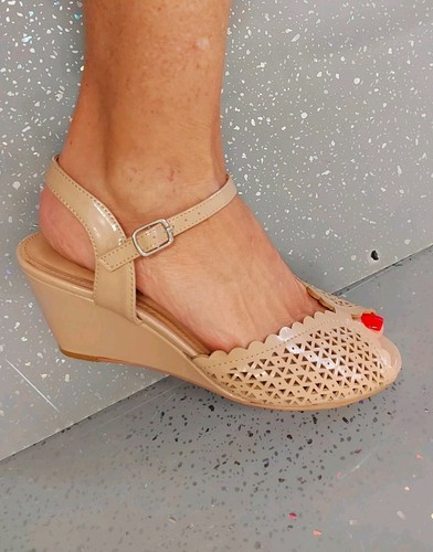 Scarpe donna sandali beige - sandali, 6