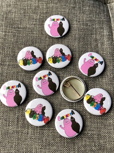 Barbapapa pin badges - barbapapa, x