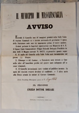 Y528-MASSAFISCAGLIA 1852-DIVIETO DI TAGLIO E RACCOLTA DEL CANNELLO