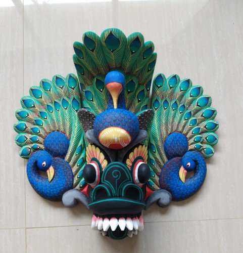 Maschera pavone pollici - maschera,