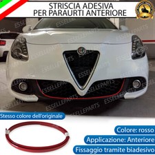 STRISCIA PARAURTI ANTERIORE ROSSO ALFA ROMEO GIULIETTA ADESIVA FORMA SPECIFICA