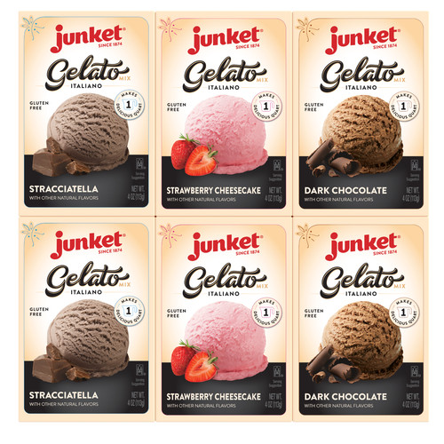 Junket gelato mix fatto - junket,