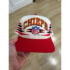 Cappellino snapback vintage logo atletico taglio diamante punte NFL Kansas City Chiefs