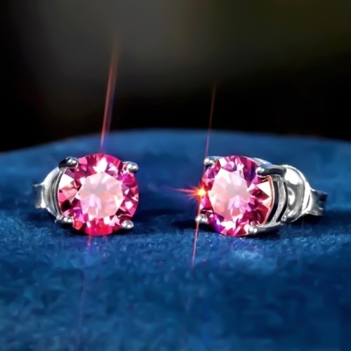 Orecchini perno diamante - a,