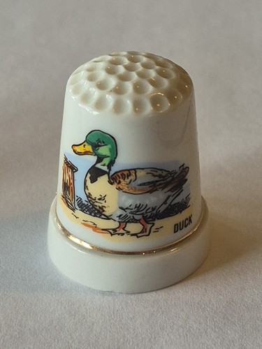 Duck thimble souvenir vintage - thimble,