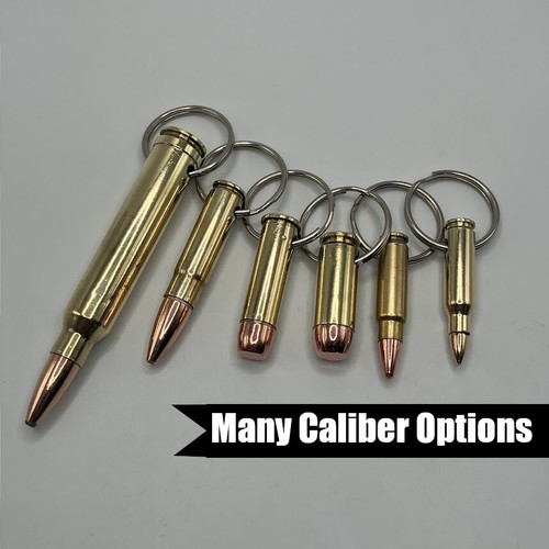 Bullet keychain many caliber - keychain,