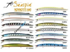 MOMMOTTI 190 S SEASPIN VARI COLORI ARTIFICIALE SPINNING PESCA LURE SEÑUELO ESCA