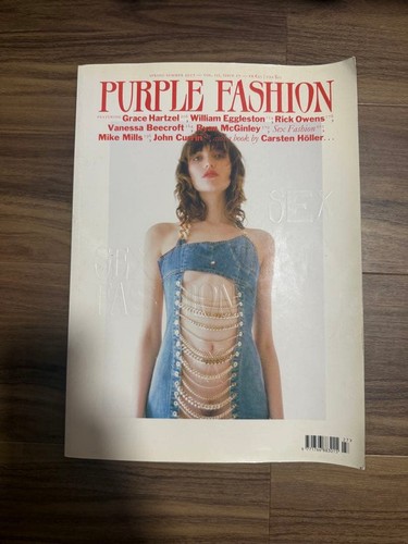 Purple fashion magazine - purple,