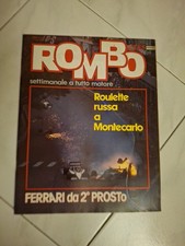 ROMBO N*21/1985-MONTECARLO F1-ALBORETO-RALLY ELBA-DE ANGELIS-ALFA 75 - OTTIMO