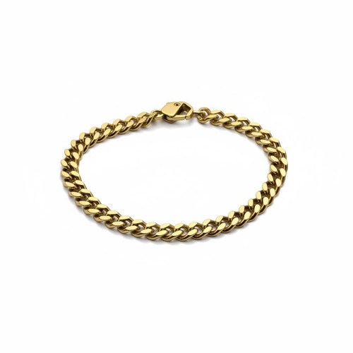Bracciale uomo acciaio catena - bracciale,