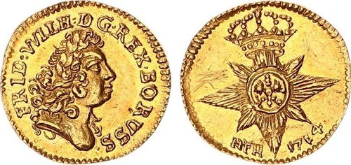 Prussia ducato oro - ducato, 1714